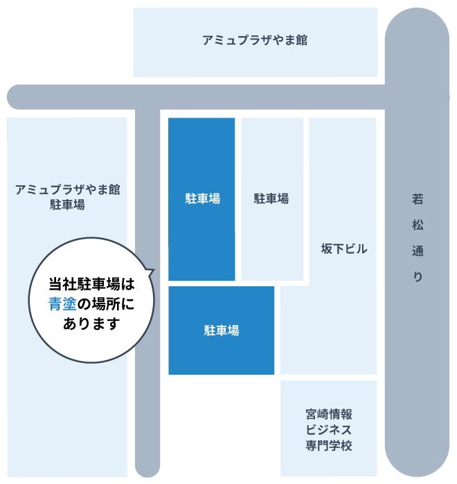 PARKING 駐車場について